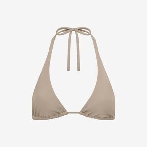CSB - Wide Strap Triangle Bikini Top - Almond